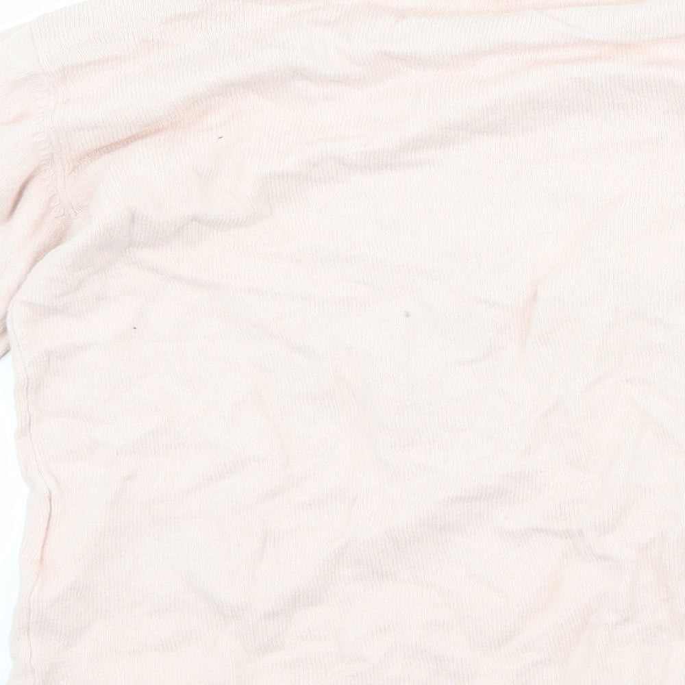 H&M Girls Pink Pullover Jumper Size 13-14 Years - Cool as Ice