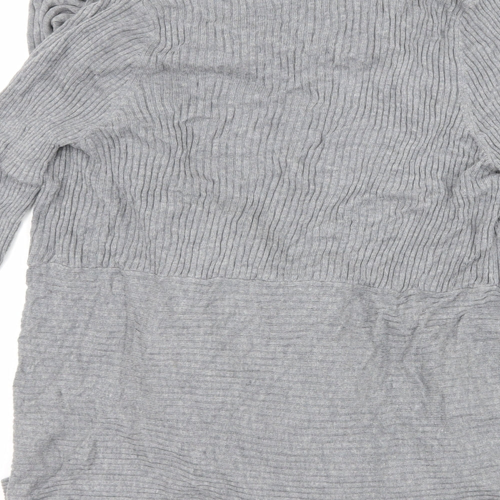 Marks & Spencer Womens Grey Cardigan Jumper Size 14