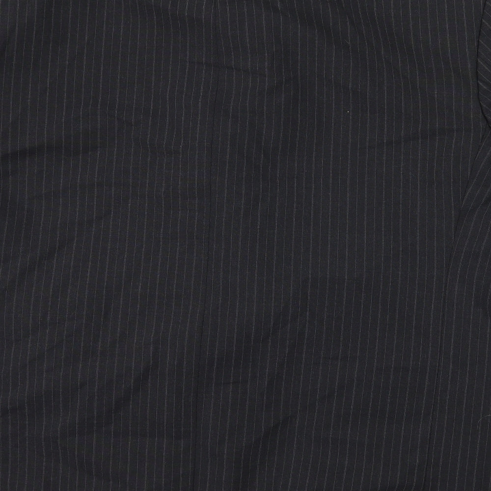 Taylor & Wright Mens Black Striped Jacket Suit Jacket Size 44