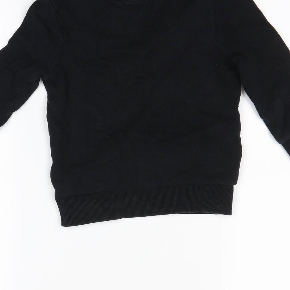 George Girls Black Pullover Jumper Size 2-3 Years