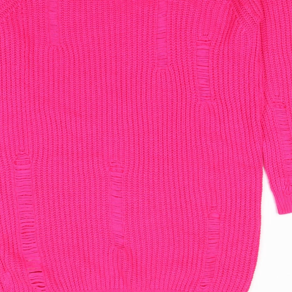 Cameo Rose Womens Pink Pullover Jumper Size 12 - Ruched