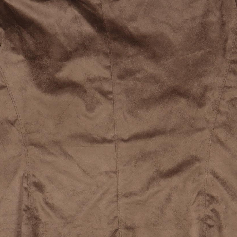 Klass Womens Beige Jacket Coat Size 18 - Shoulder Pads