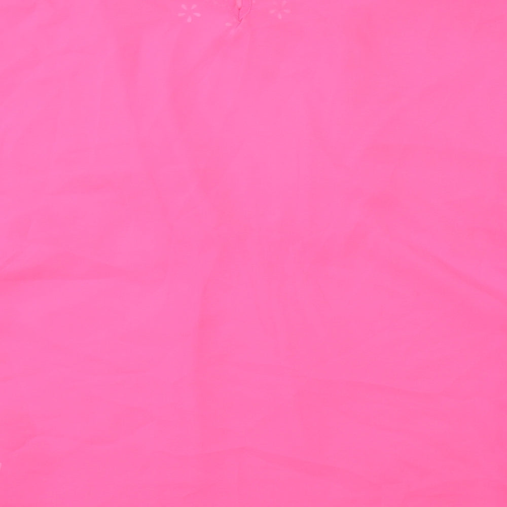 George Womens Pink Tunic Blouse Size L - BEACH TOP
