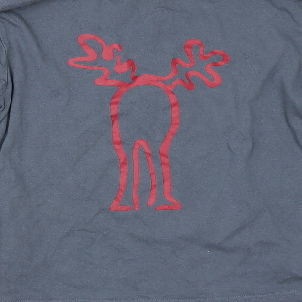 elkline Boys Blue Basic T-Shirt Size 8-9 Years