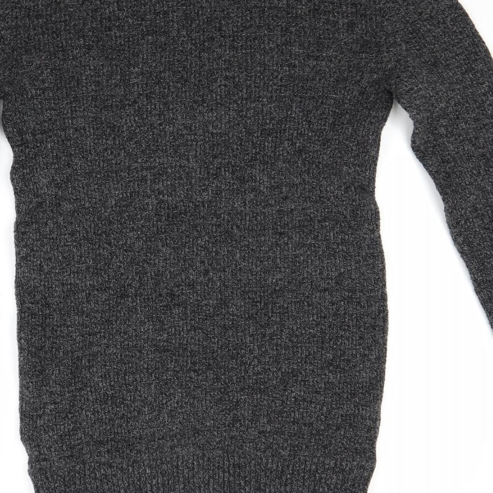 Crew Womens Grey Pullover Jumper Size S