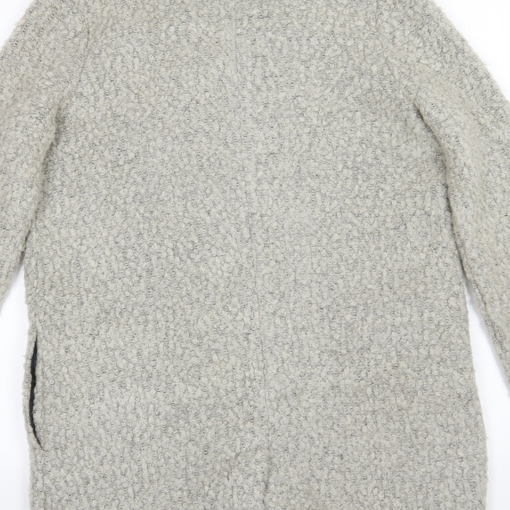 NEXT Womens Grey Knit Jacket Size 8