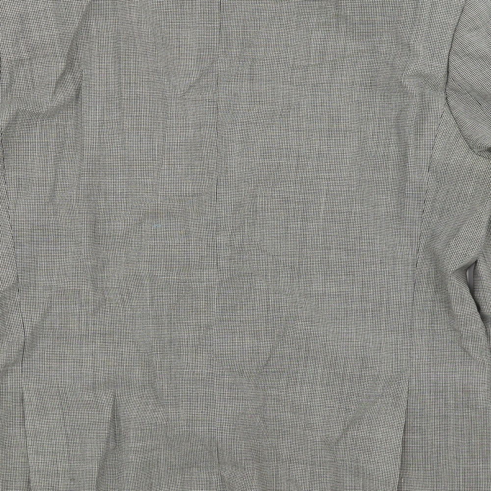 Burton Mens Beige Check Jacket Blazer Size 42