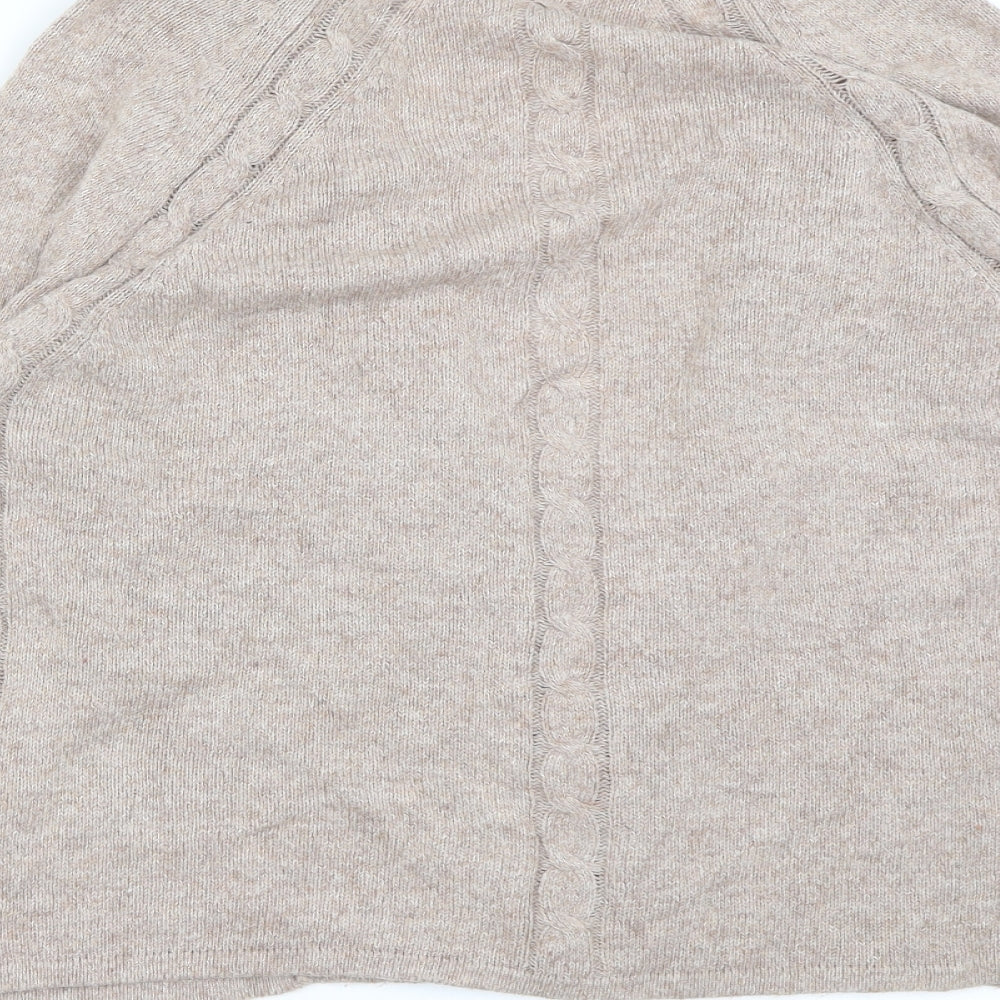 Classics Womens Beige Cardigan Jumper Size 14