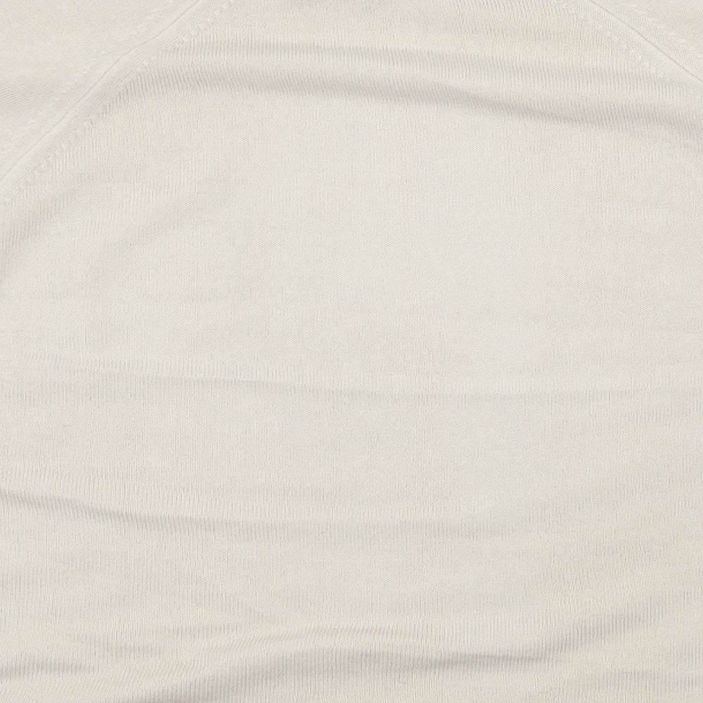 Berkertex Womens Ivory Knit Pullover Jumper Size 10
