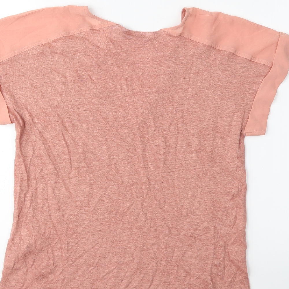 NEXT Womens Pink Basic T-Shirt Size 10