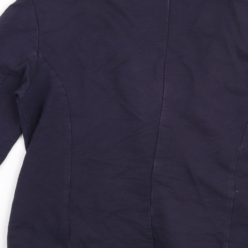 Papaya Womens Blue Jacket Blazer Size 12