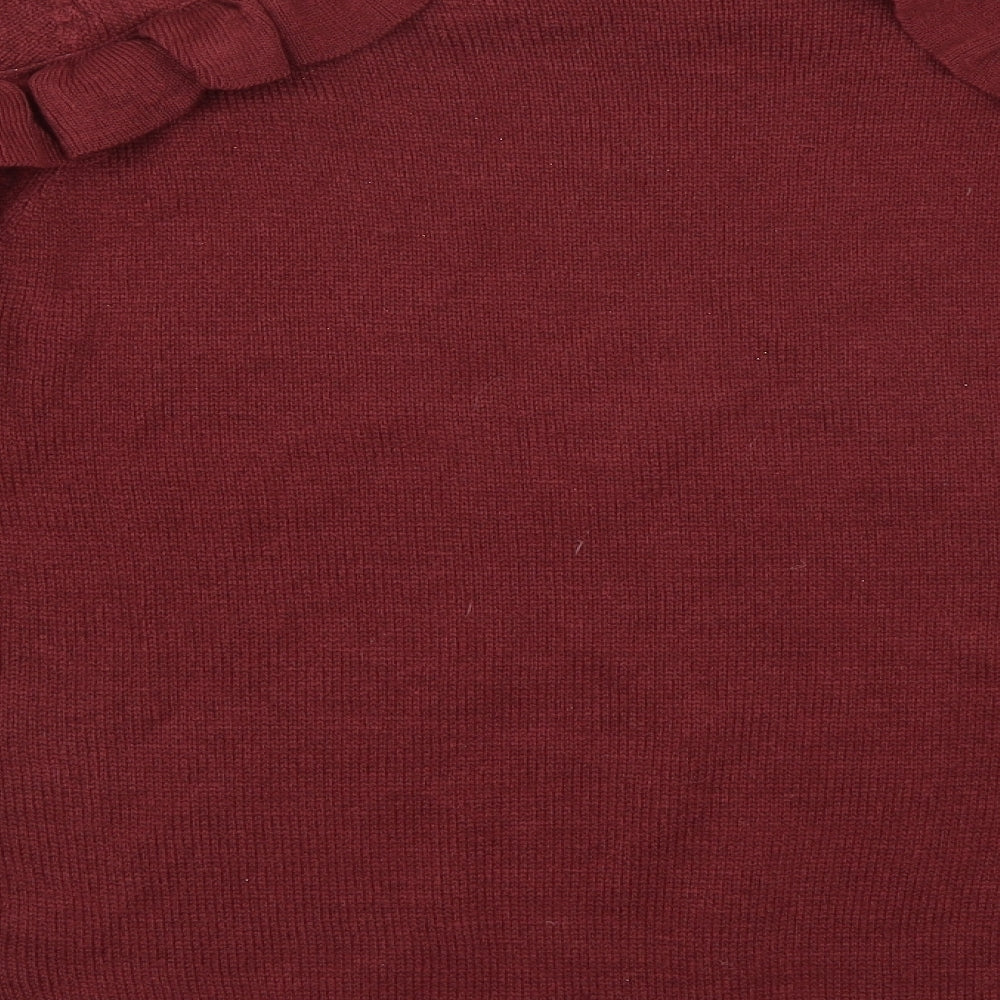 Papaya Womens Brown Pullover Jumper Size S