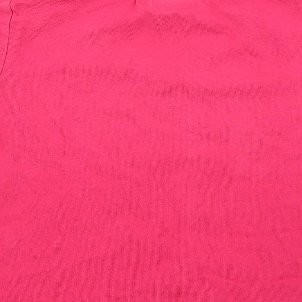 Country Casuals Womens Pink Basic T-Shirt Size M