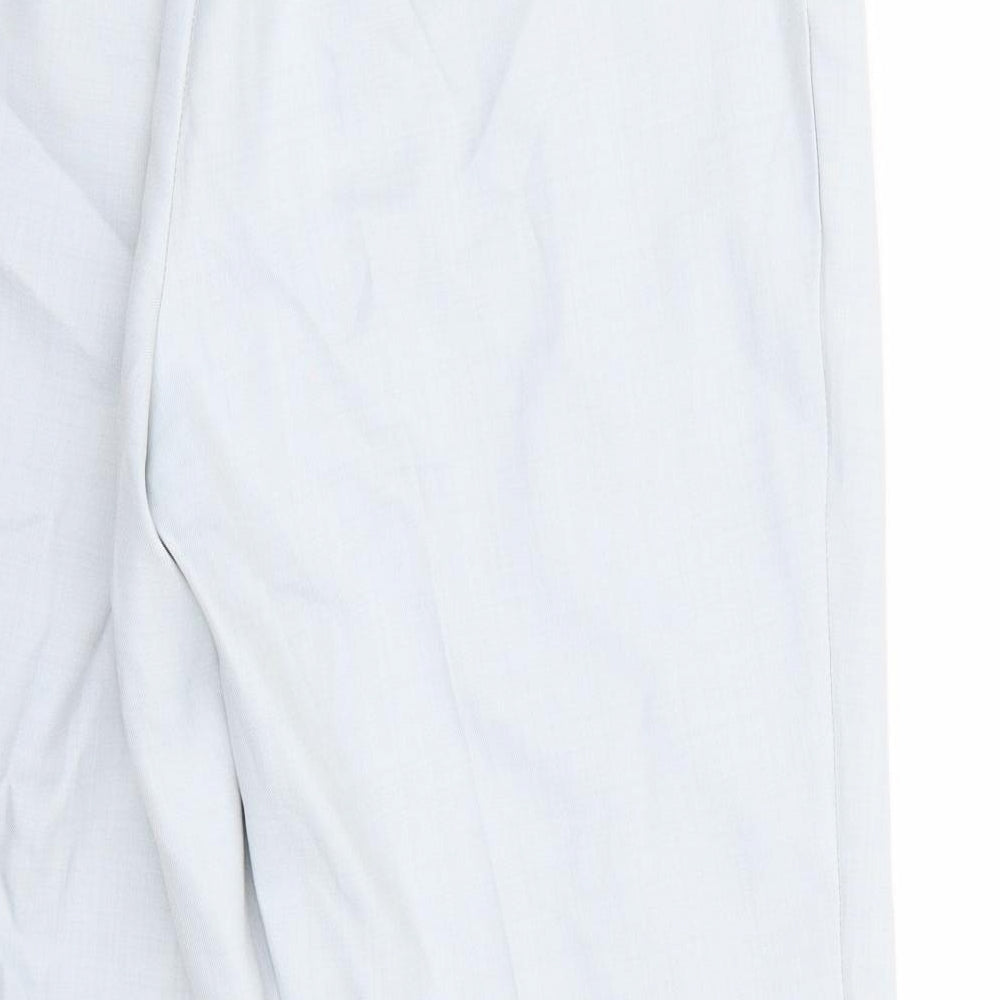 Marks and Spencer Womens Blue Trousers Size 16 L26 in