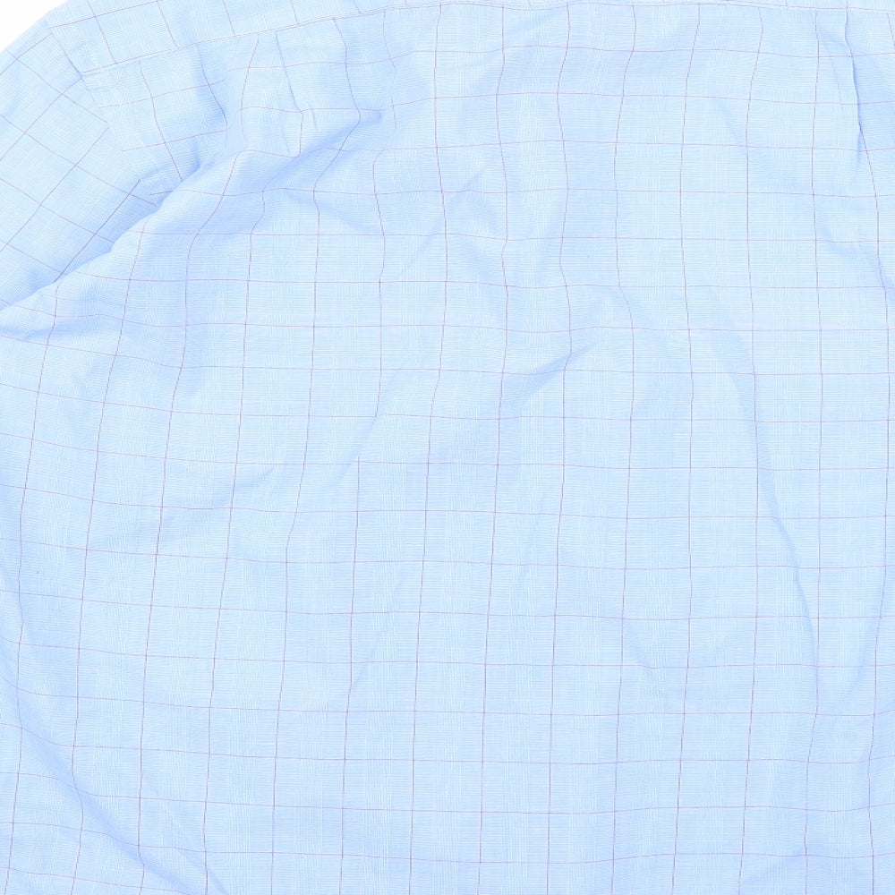 Greenwoods Mens Blue Button-Up Size 15