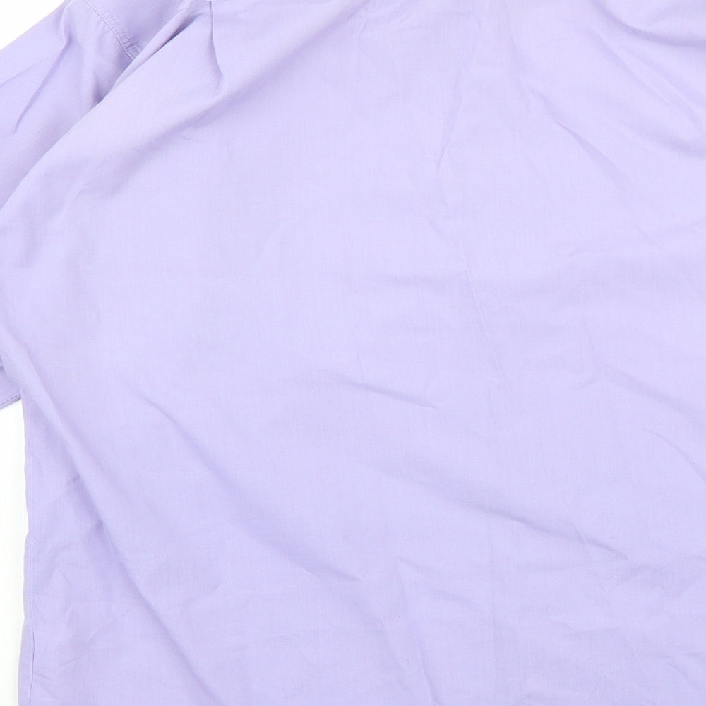 Burton Mens Purple Button-Up Size 15