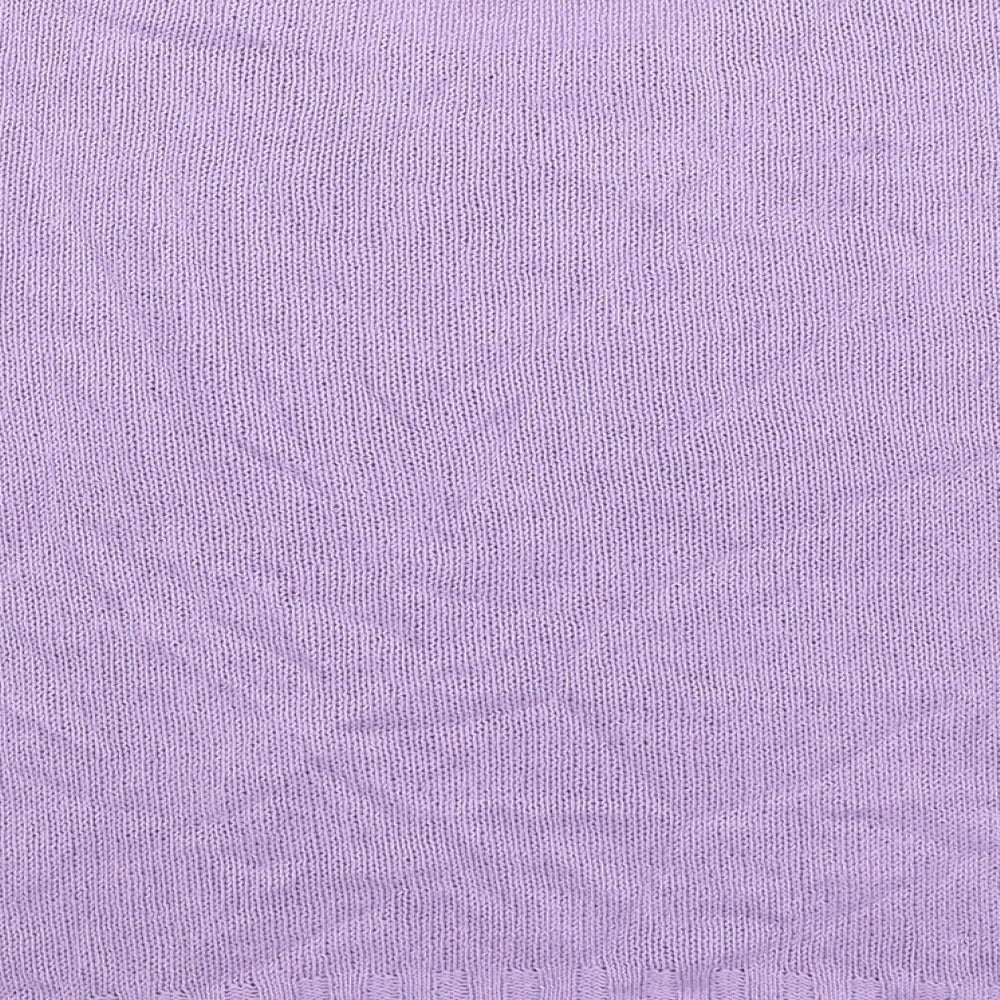 Berkertex Womens Purple Knit Pullover Jumper Size 16