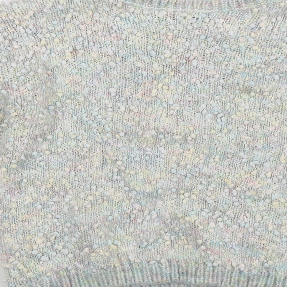 Marks and Spencer Girls Multicoloured Knit Pullover Jumper Size 9-10 Years