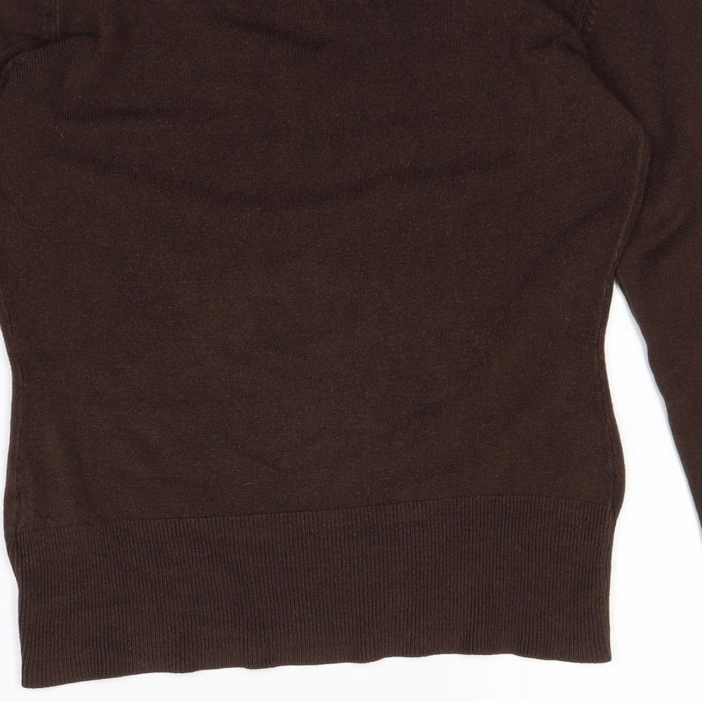 Next Womens Brown Pullover Sweatshirt Size 12
