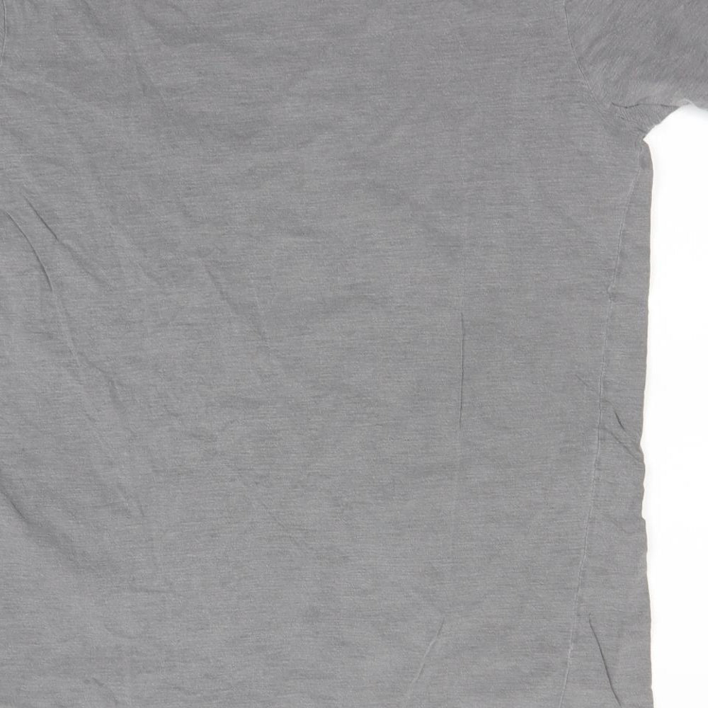 Mossimo Womens Grey Basic T-Shirt Size M