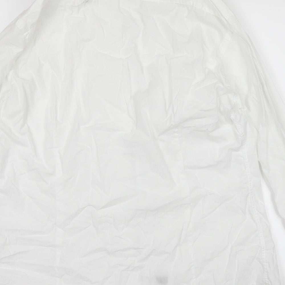 belmonte Mens White Dress Shirt Size 42