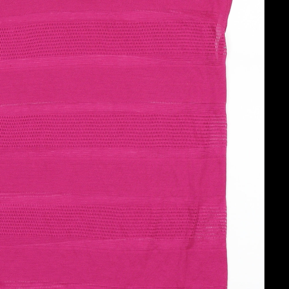 NEXT Womens Pink Tunic Tank Size 8 - See Through