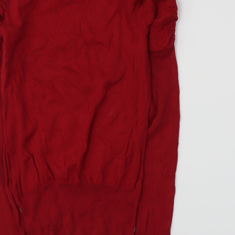 Mexx Womens Red Knit Pullover Jumper Size M