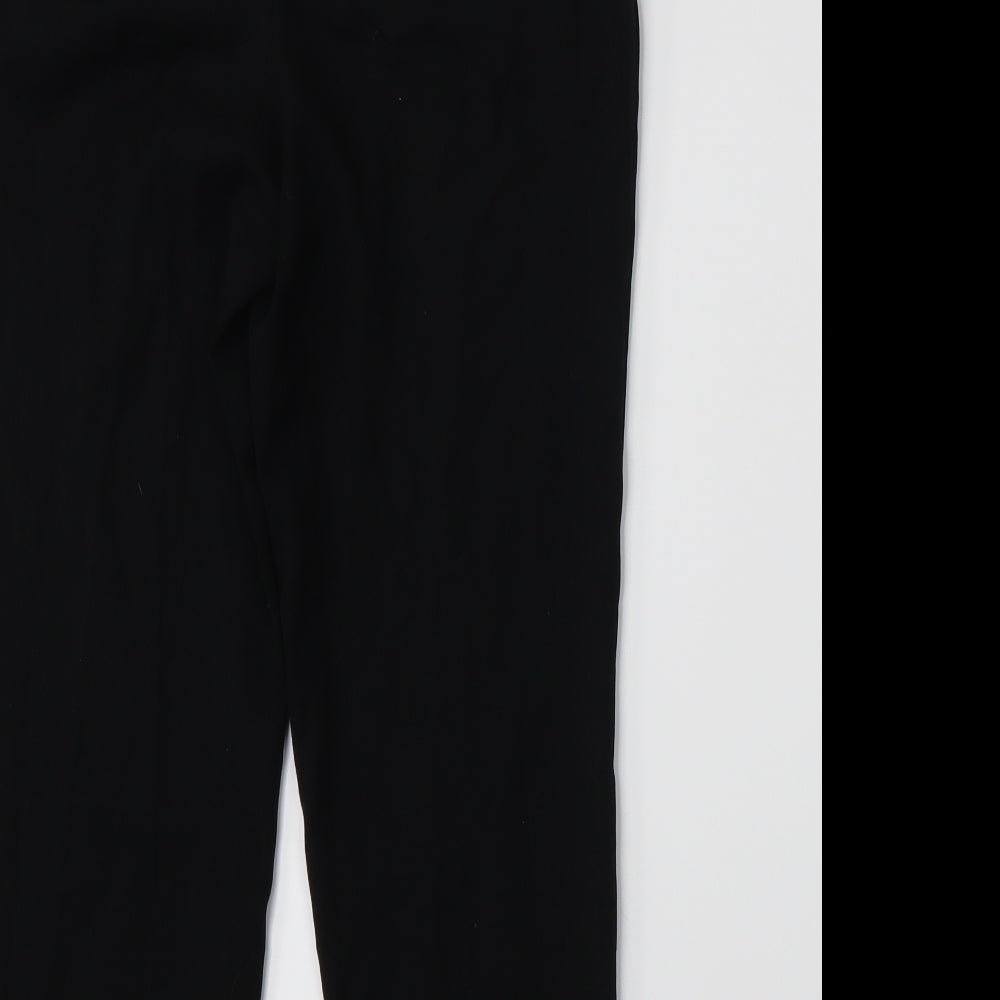 Marks and Spencer Womens Black Trousers Size 8 L24 in