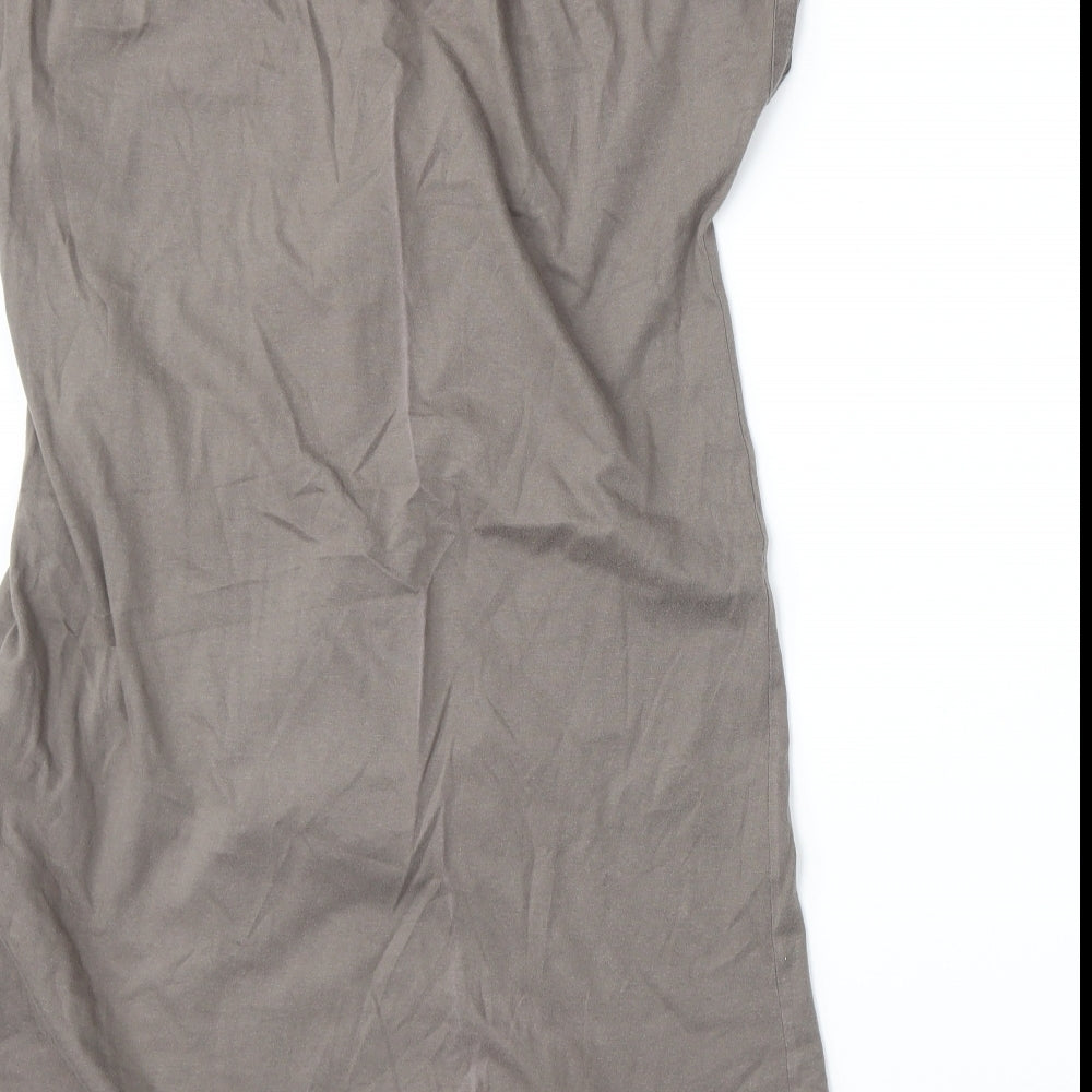 b.young Womens Grey A-Line Size L