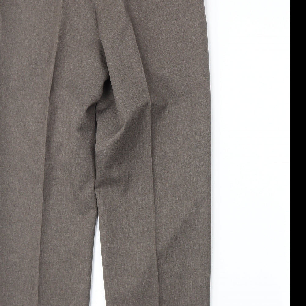Greenwoods Womens Brown Trousers Size 32 L28 in
