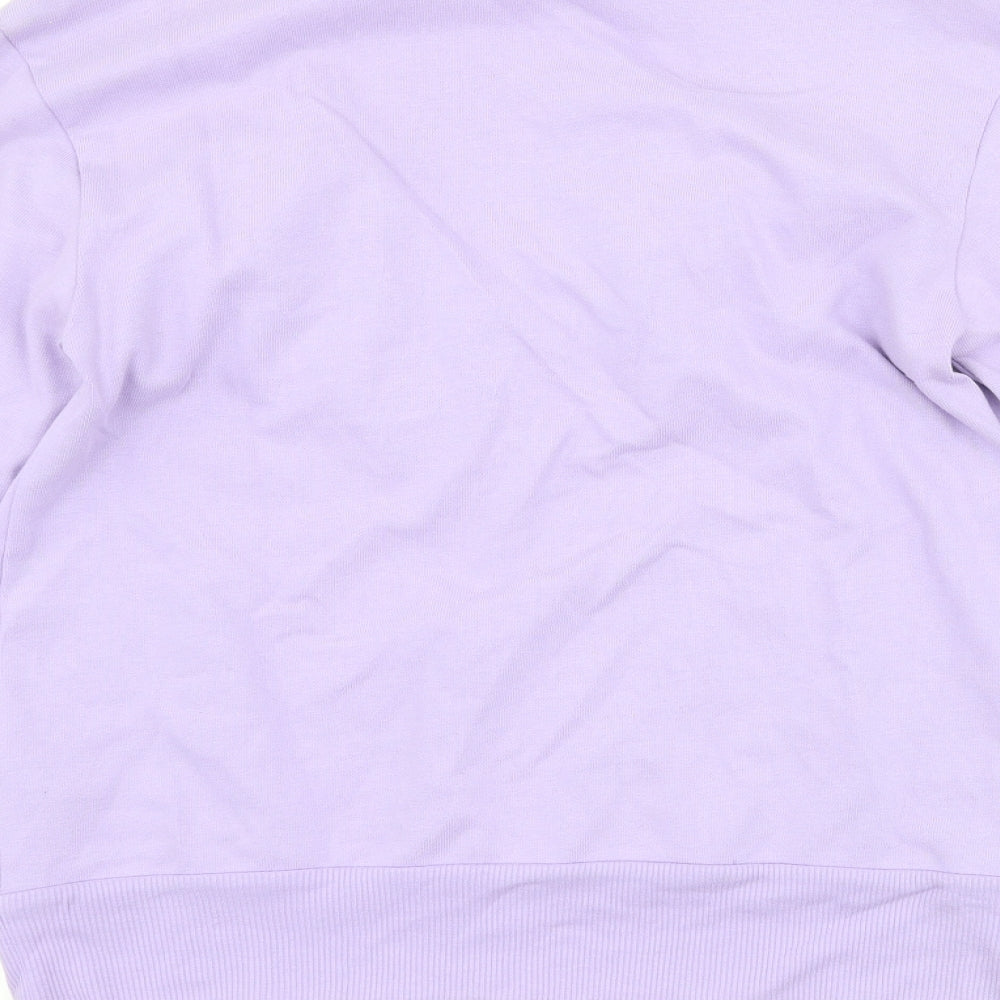 Topshop Womens Purple Pullover Sweatshirt Size 8