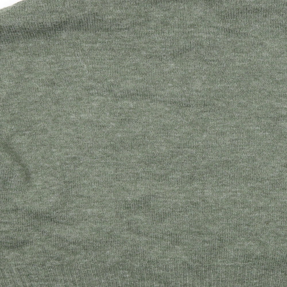 H&M Womens Green Pullover Jumper Size M