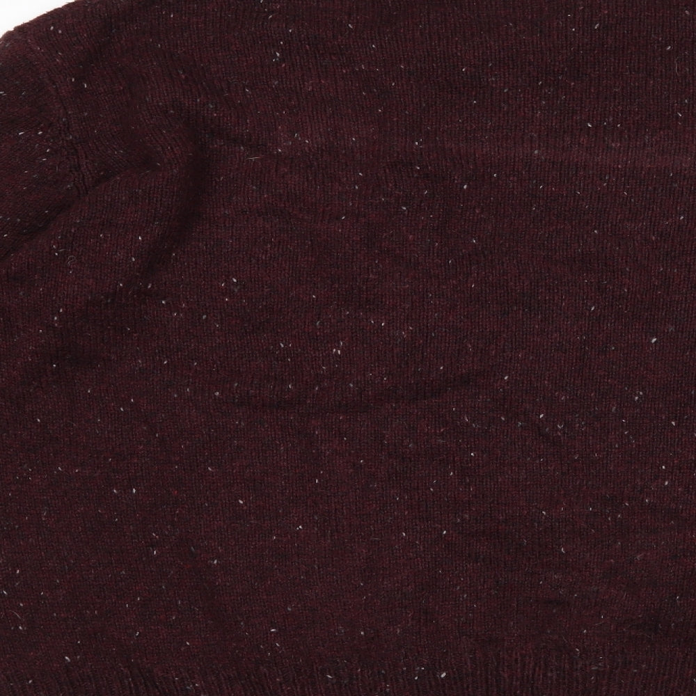 Cedarwood State Mens Purple Pullover Jumper Size M