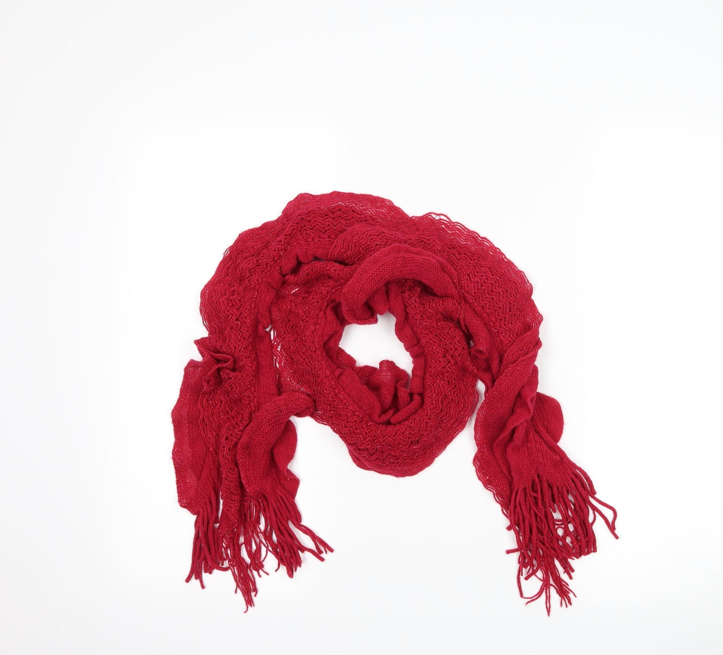 Preworn Womens Pink Scarf
