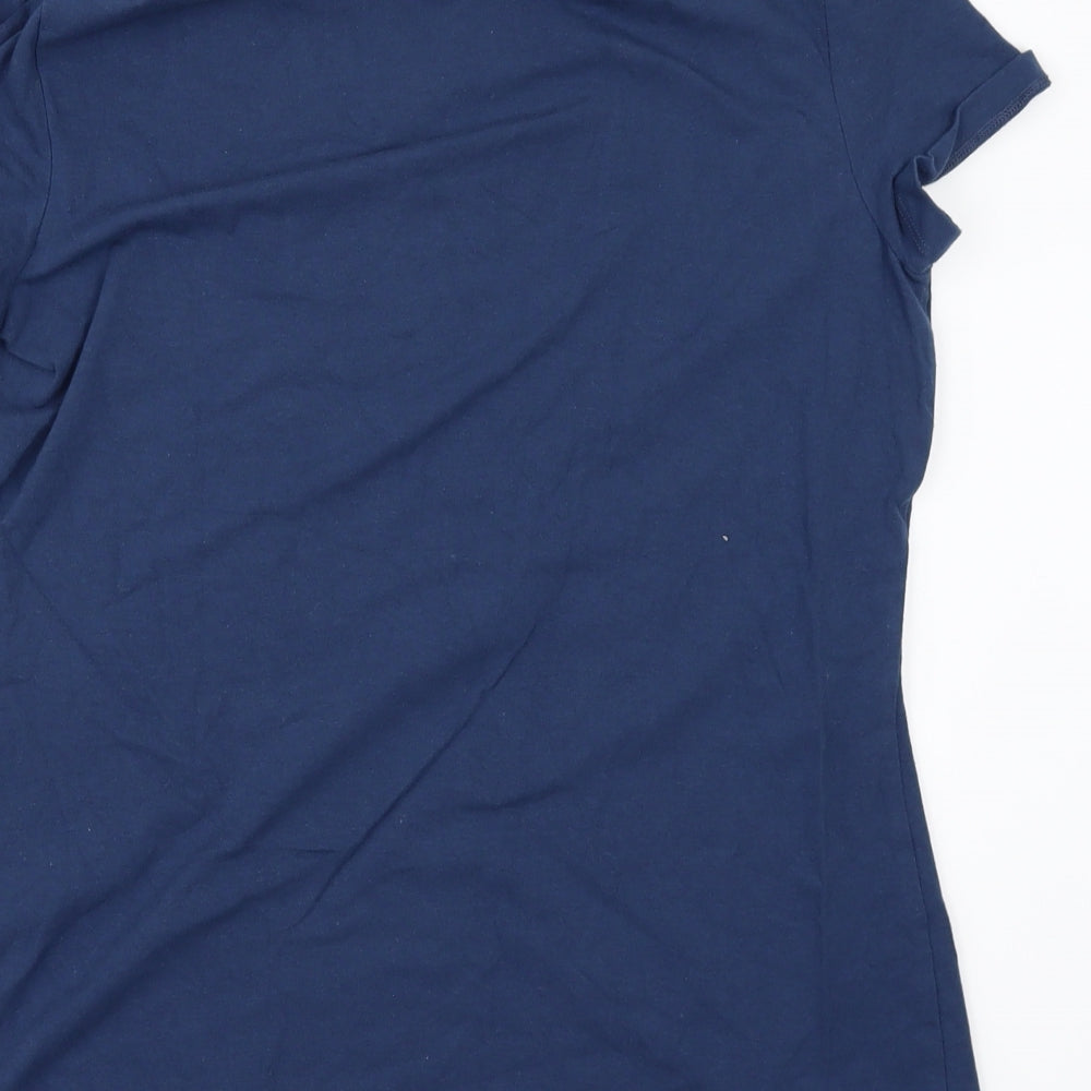 Charter Club Womens Blue Basic T-Shirt Size M