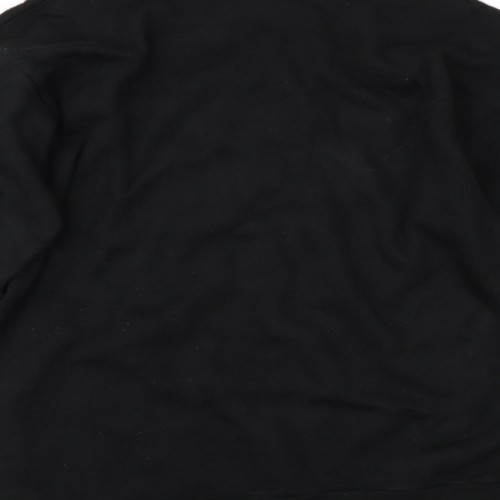 origenarts Womens Black Pullover Sweatshirt Size M