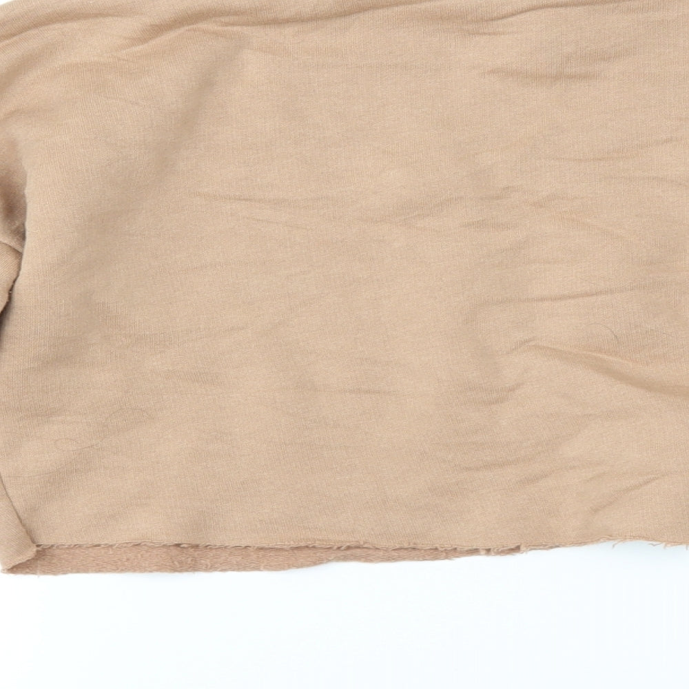 Primark Womens Beige Pullover Sweatshirt Size S - cropped