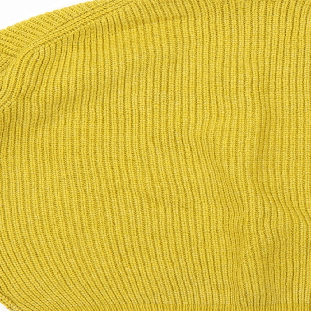 H&M Womens Yellow Pullover Jumper Size M