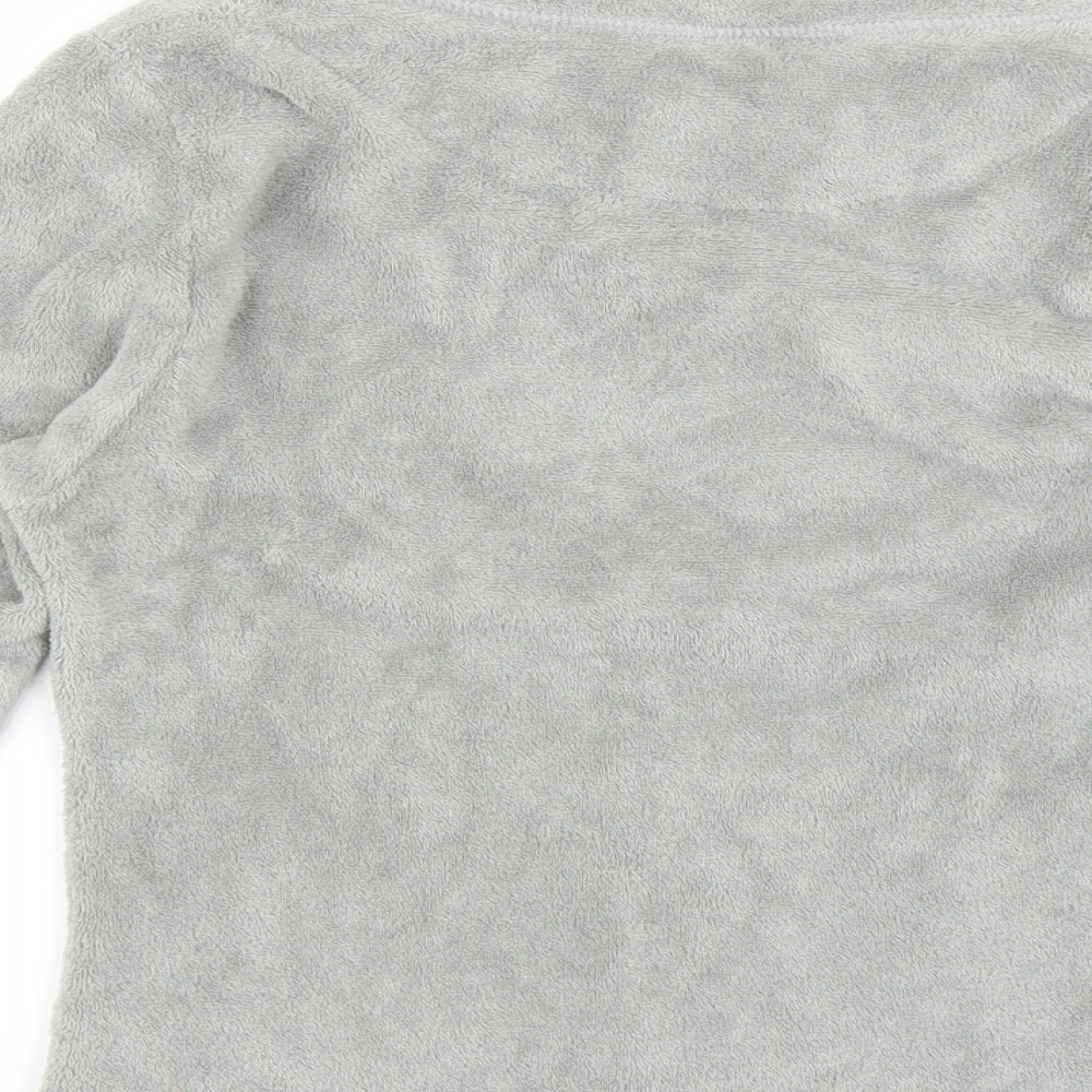 Preworn Womens Grey Top Pyjama Top Size 8