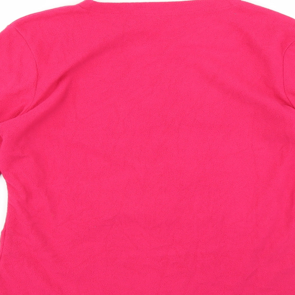 George Womens Pink Solid Top Pyjama Top Size 8