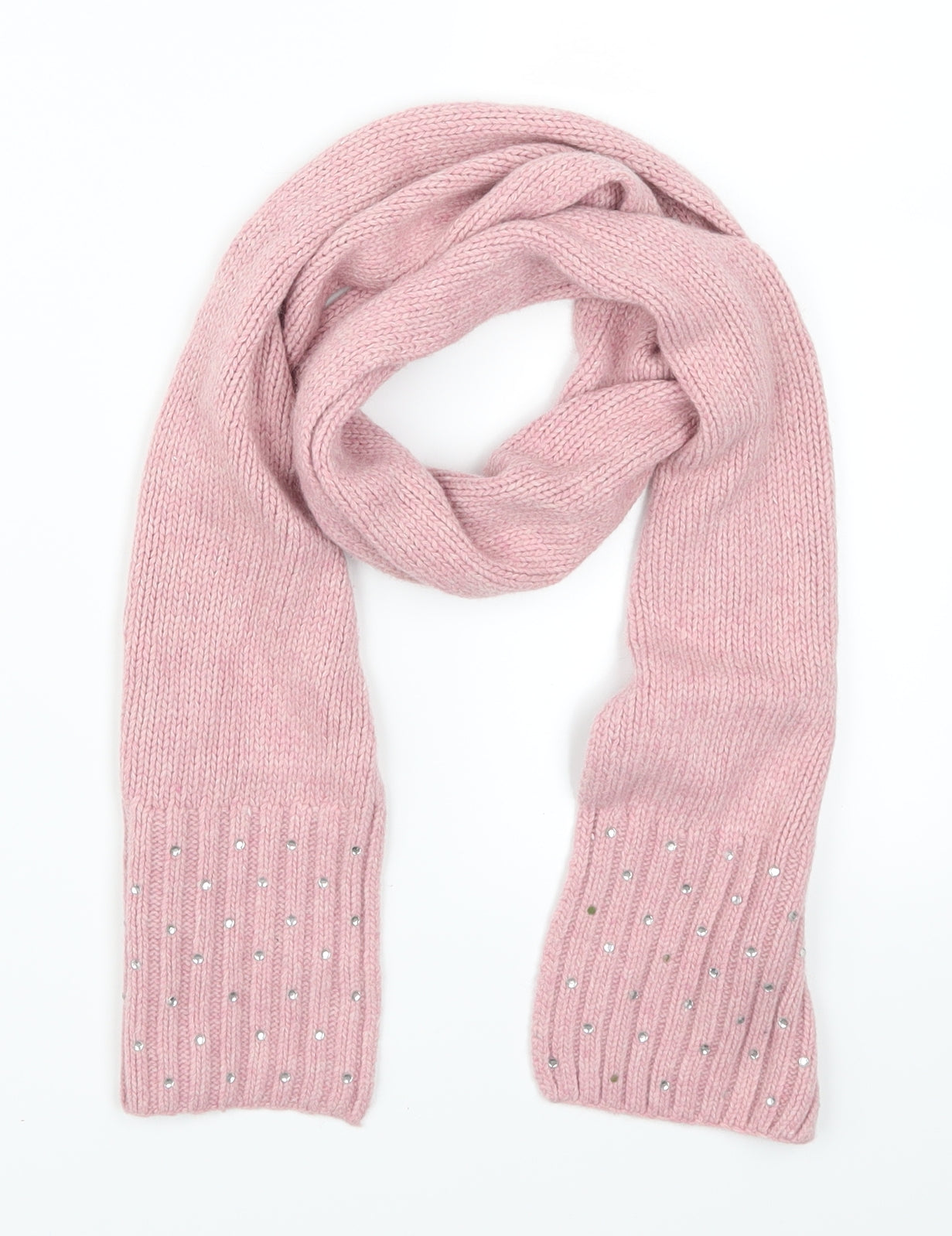 Preworn Womens Pink Scarf