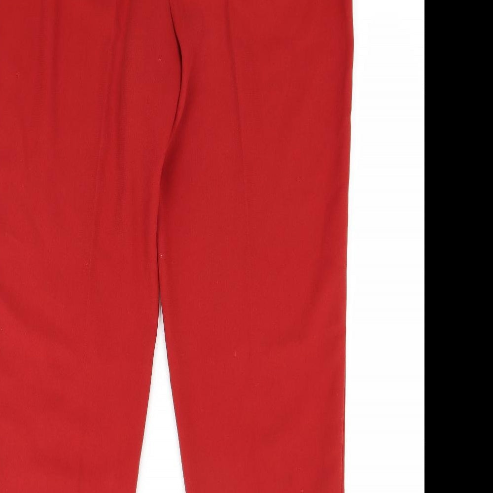 Gregory Pat Womens Red Trousers Size 16 L28 in