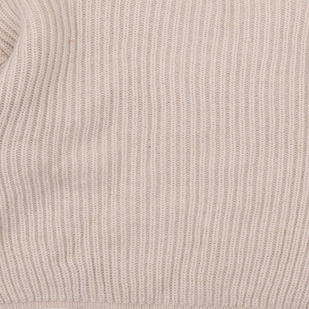 New Look Womens Pink Knit Pullover Jumper Size S