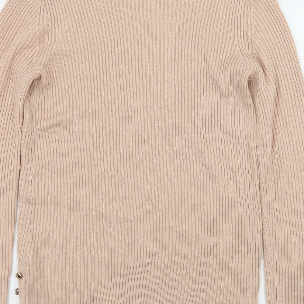 Dorothy Perkins Womens Pink Knit Pullover Jumper Size 8
