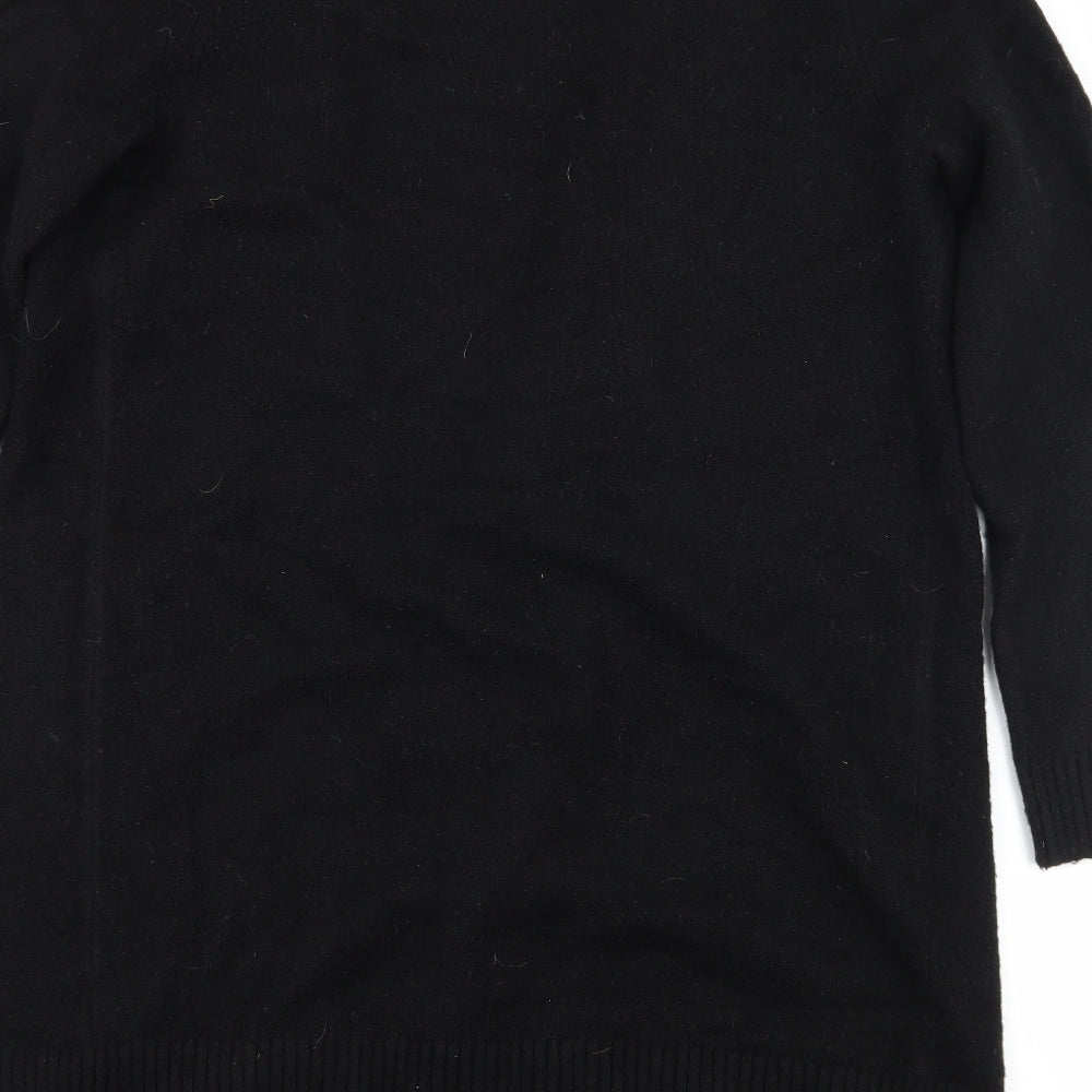 Primark Womens Black Knit Cardigan Jumper Size 10