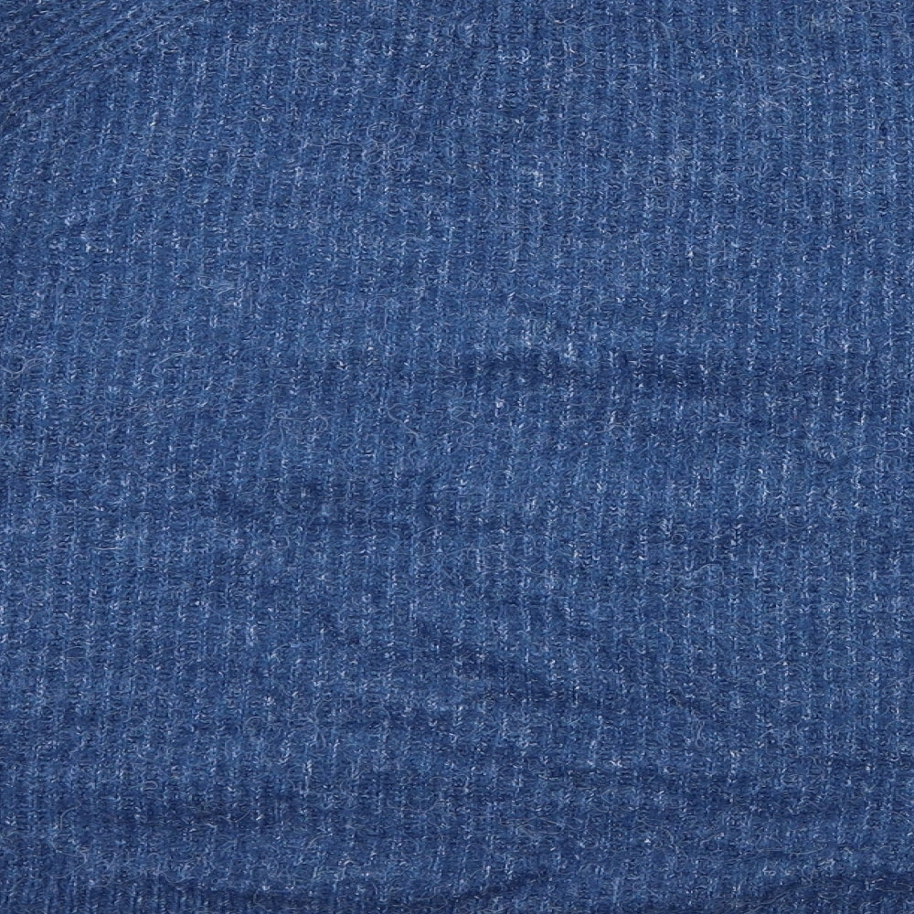 H&M Womens Blue Knit Pullover Jumper Size M