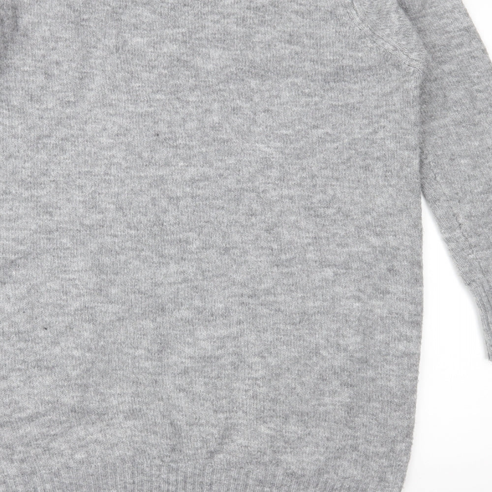 Primark Womens Grey Knit Pullover Jumper Size S