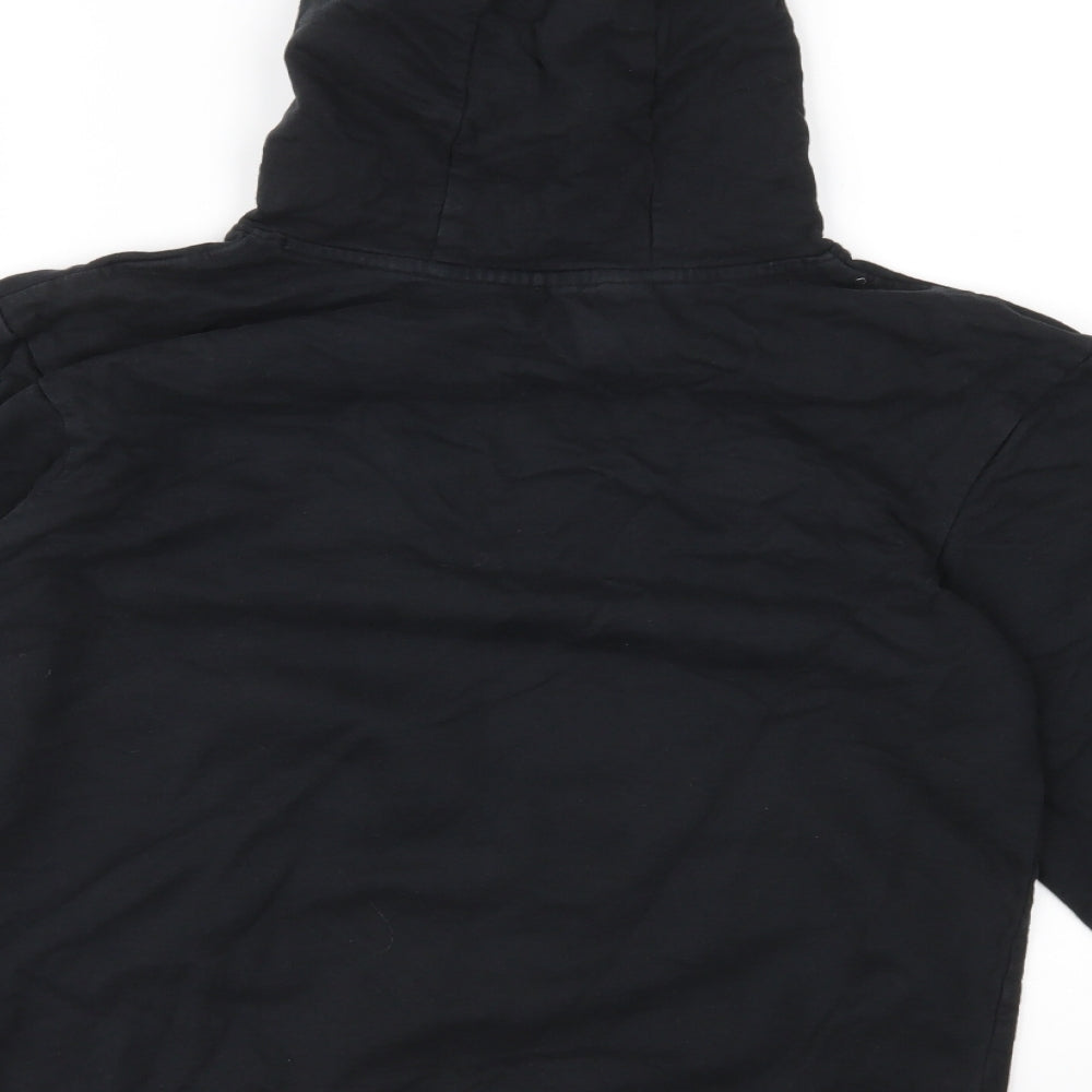 Bon Prix Boys Black Jersey Pullover Hoodie Size 12-13 Years