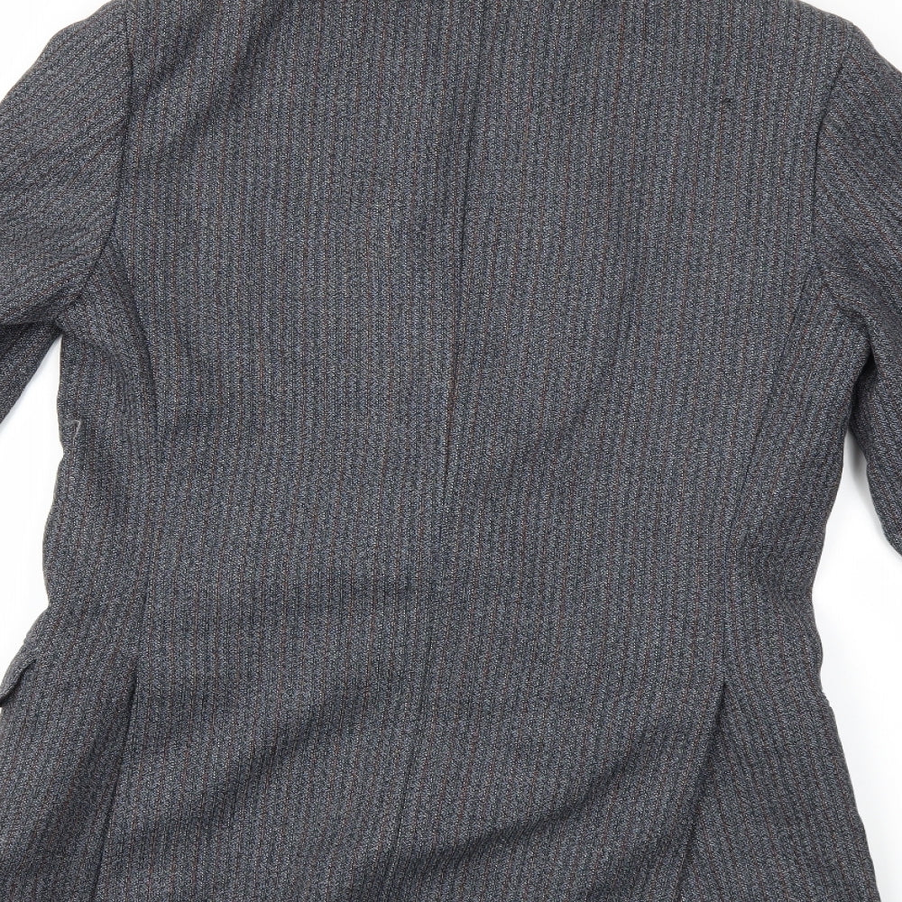 Preworn Mens Grey Jacket Suit Jacket Size 38