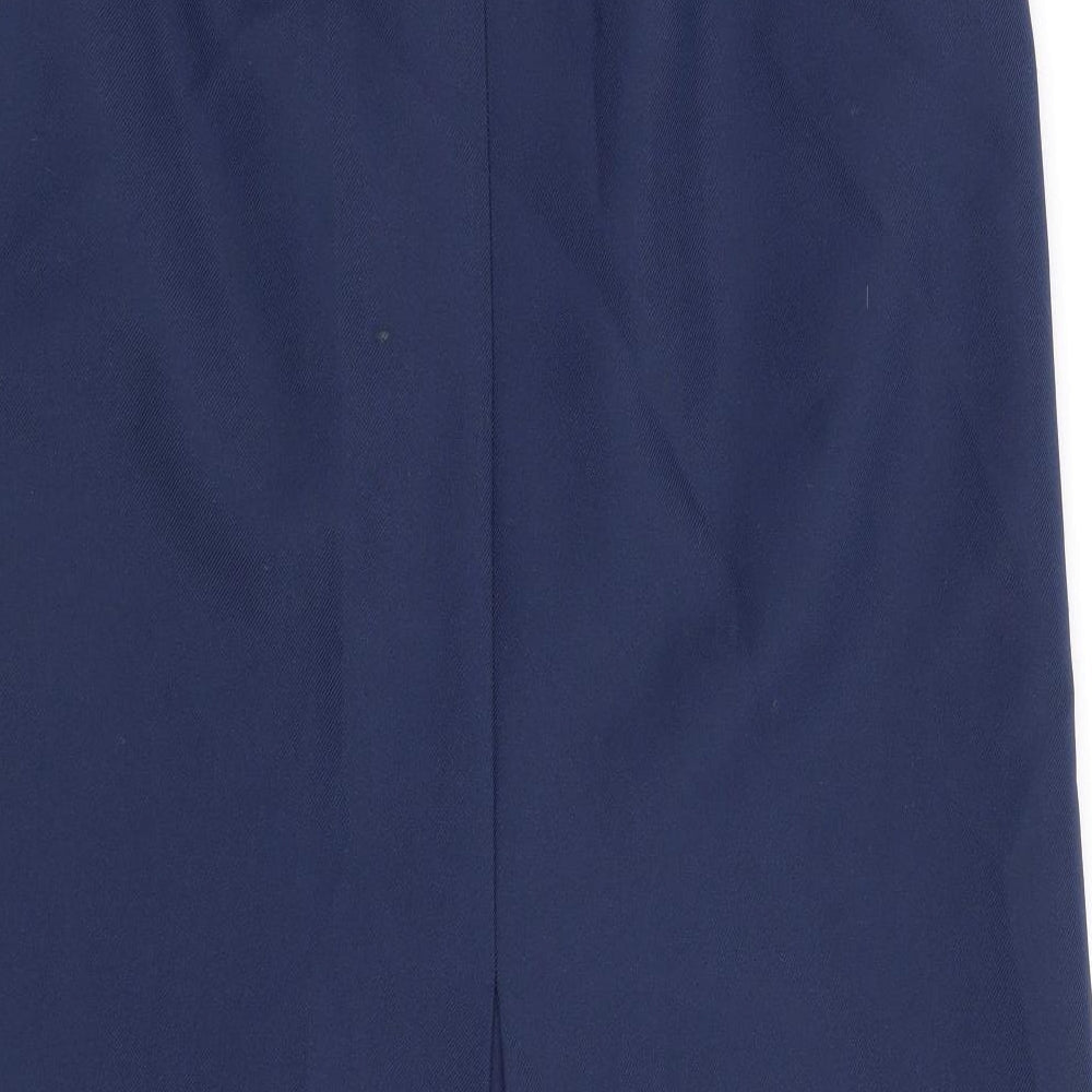 Preworn Womens Blue A-Line Skirt Size 32 in
